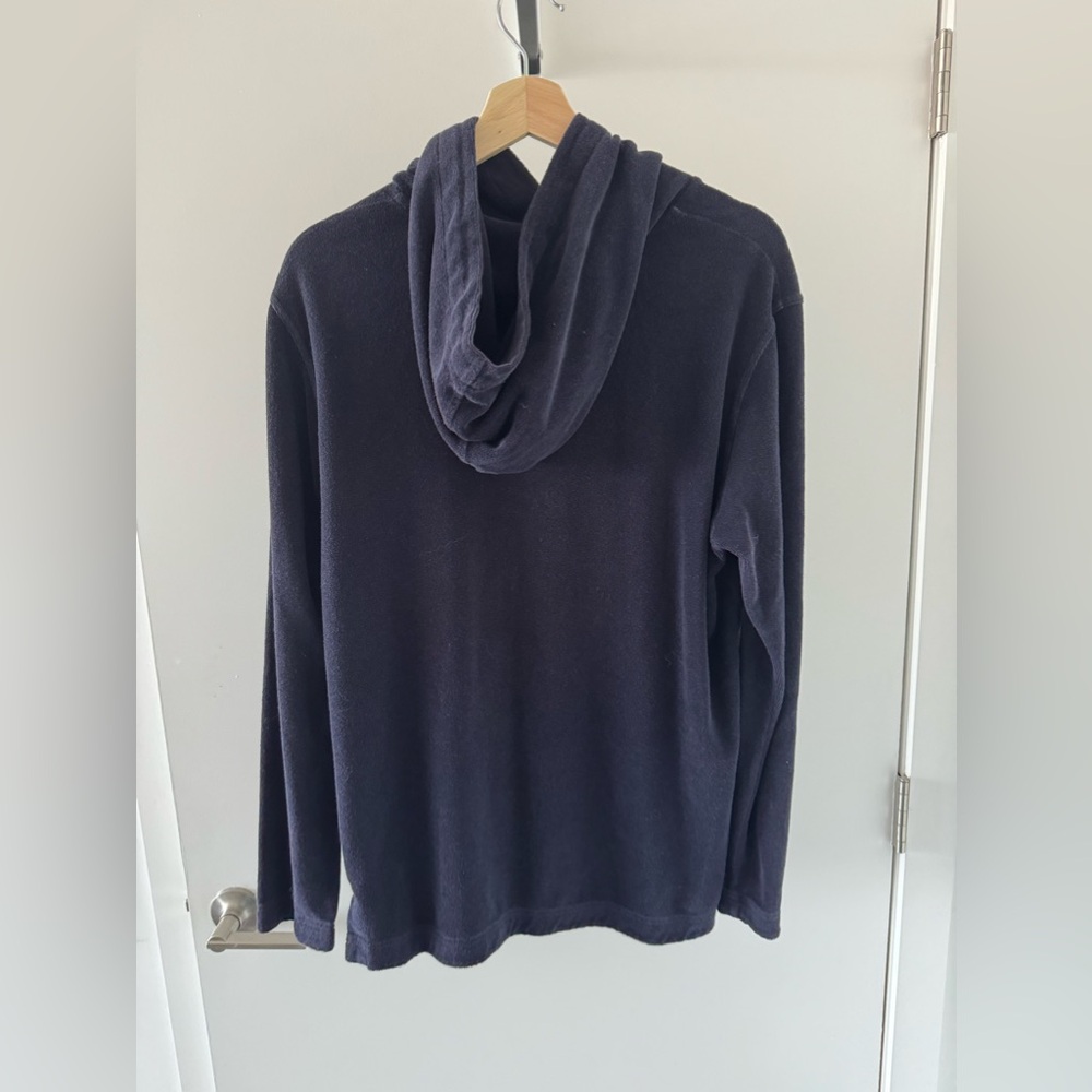 Closed Terry Cloth Hoodie - Navy